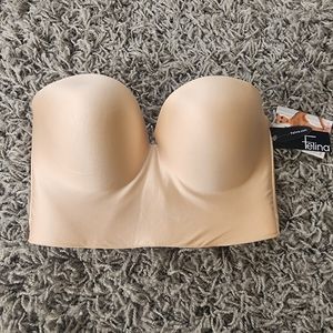 NWT Felina low back strapless bra 36D
